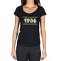 1986 Limited Edition Star, Women's T-shirt, Black, Birthday Gift 00383 - ultrabasic-com