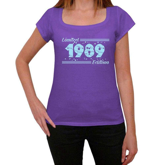 1989 Limited Edition Star Women's T-shirt, Purple, Birthday Gift 00385 - ultrabasic-com