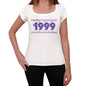 1999 Limited Edition Star Womens T-Shirt White Birthday Gift 00382 - White / Xs - Casual