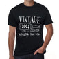 2004 Aging Like A Fine Wine Mens T-Shirt Black Birthday Gift 00458 - Black / Xs - Casual