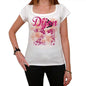 21 Dijon Womens Short Sleeve Round Neck T-Shirt 00008 - White / Xs - Casual