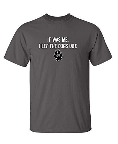 Men's T-shirt It was Me Graphic Sarcastic Funny T-Shirt Charcoal