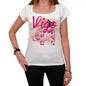 41 Vigo City With Number Womens Short Sleeve Round White T-Shirt 00008 - White / Xs - Casual