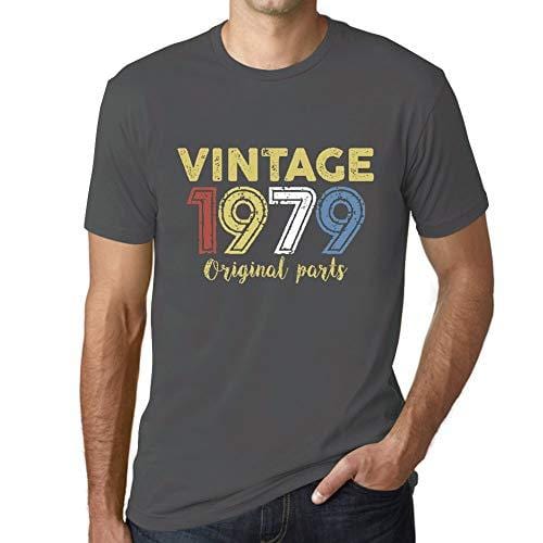 Ultrabasic - Homme Graphique Vintage 1979 T-Shirt Gris Souris