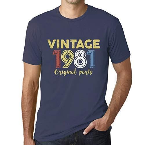 Ultrabasic - Homme Graphique Vintage 1981 T-Shirt Denim