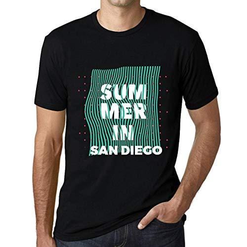 Ultrabasic - Homme Graphique Summer in SAN Diego Noir Profond