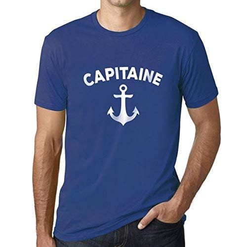 Homme T-Shirt Graphique Imprimé Vintage Tee Capitaine Royal