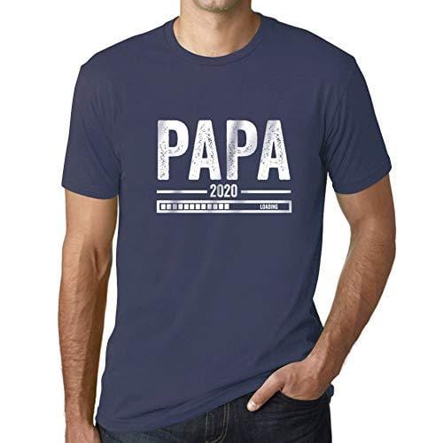Ultrabasic - Graphique Homme Papa Loading T-Shirt Cadeau Imprimé Tée-Shirt Denim