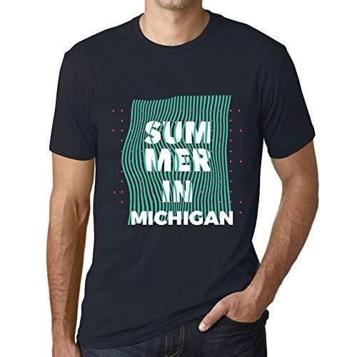 Ultrabasic - Homme Graphique Summer in Michigan Marine