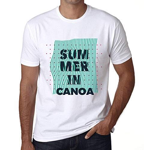 Ultrabasic - Homme Graphique Summer in CANOA Blanc