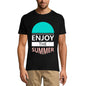 ULTRABASIC Men's Vintage T-Shirt Enjoy the Summer - Funny Novelty Shirt for Men