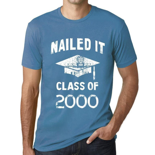 Homme T Shirt Graphique Imprimé Vintage Tee Nailed it Class of 2000