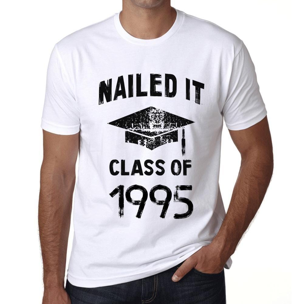 Homme T Shirt Graphique Imprimé Vintage Tee Nailed it Class of 1995