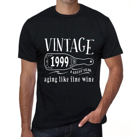 Homme Tee Vintage T Shirt 1999 Aging Like a Fine Wine