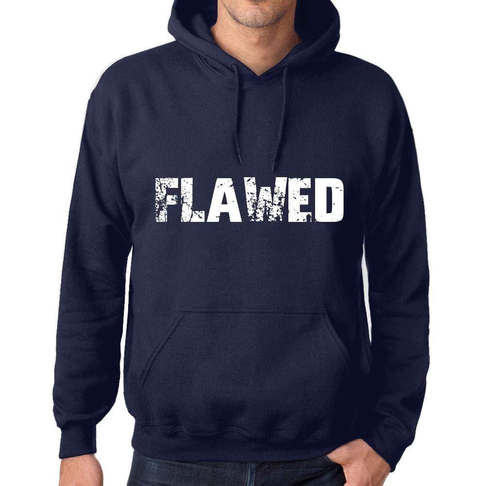 Ultrabasic Homme Femme Unisex Sweat à Capuche Hoodie Popular Words Flawed French Marine