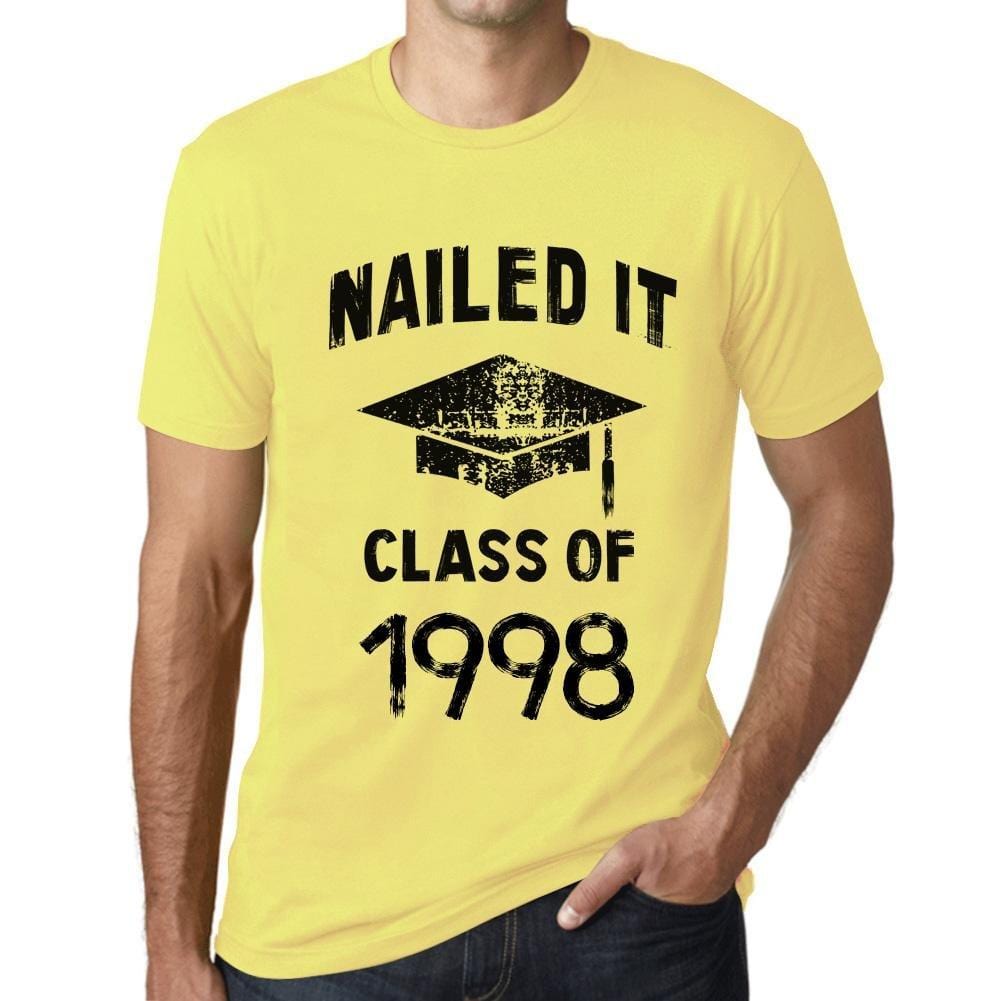 Homme T Shirt Graphique Imprimé Vintage Tee Nailed it Class of 1998