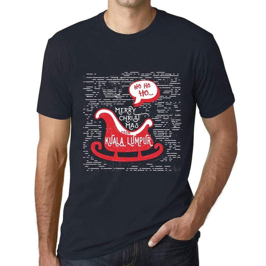 Ultrabasic Homme T-Shirt Graphique Merry Christmas from Kuala Lumpur Marine