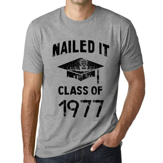 Homme T Shirt Graphique Imprimé Vintage Tee Nailed it Class of 1977