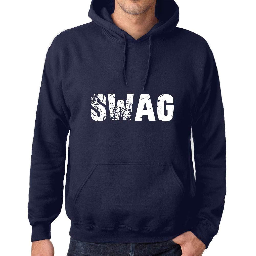 Ultrabasic Homme Femme Unisex Sweat à Capuche Hoodie Popular Words Swag French Marine