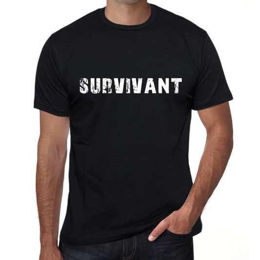 Homme Tee Vintage T Shirt survivant