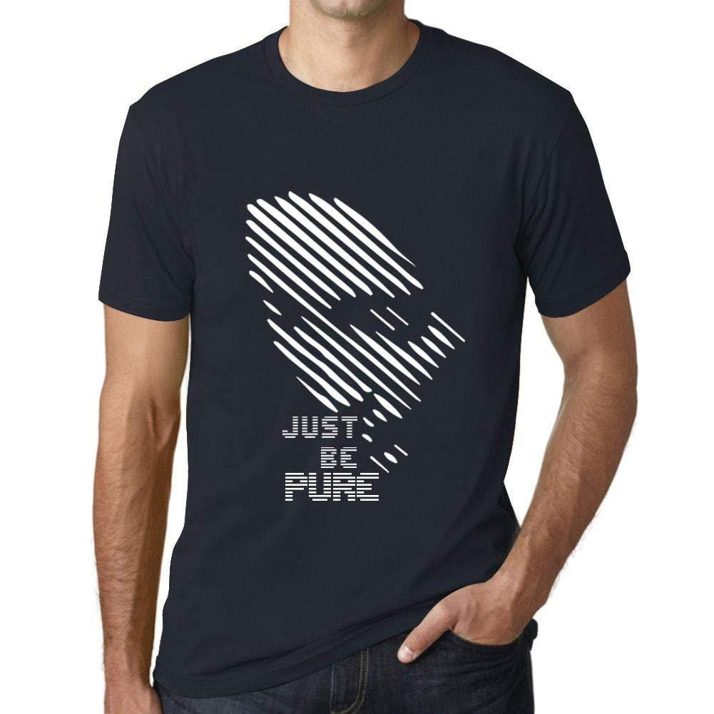 Ultrabasic - Homme T-Shirt Graphique Just be Pure Marine