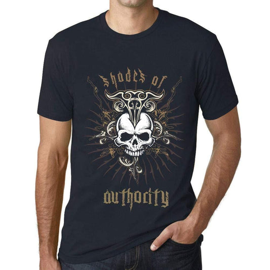 Ultrabasic - Homme T-Shirt Graphique Shades of Authority Marine