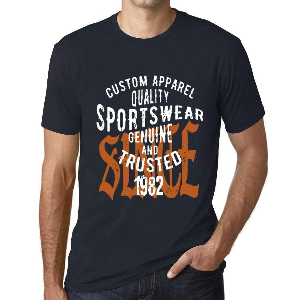 Ultrabasic - Homme T-Shirt Graphique Sportswear Depuis 1982 Marine