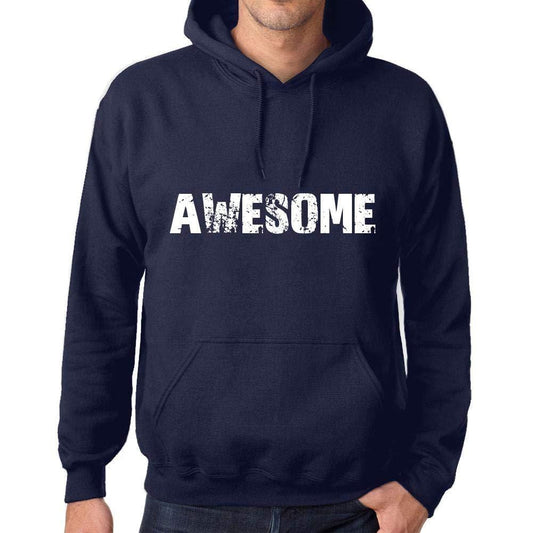 Ultrabasic Homme Femme Unisex Sweat à Capuche Hoodie Popular Words Awesome French Marine