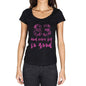 83 And Never Felt So Good, Black, Women's Short Sleeve Round Neck T-shirt, Birthday Gift 00373 - Ultrabasic