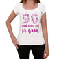 90 And Never Felt So Good, White, Women's Short Sleeve Round Neck T-shirt, Gift T-shirt 00372 - Ultrabasic
