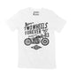 ULTRABASIC Men's Graphic T-Shirt For Motorcyclists - Two Wheels Forever - Championship 1983