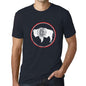 Graphic Men's Wyoming Flag T-Shirts White Print Tee Navy - Ultrabasic