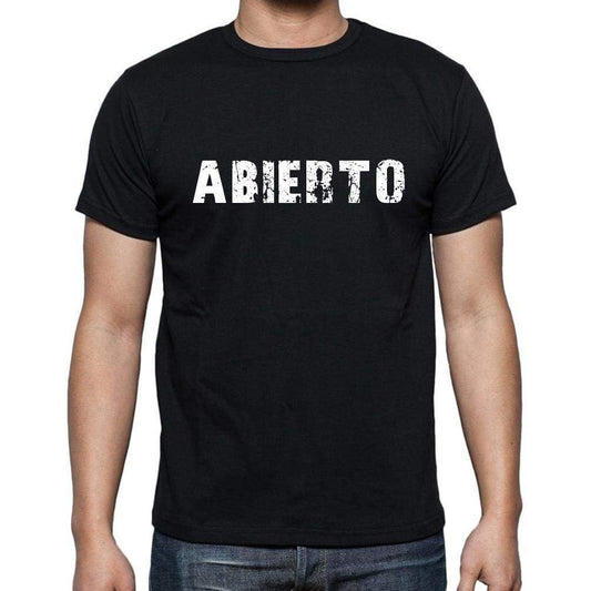 Abierto Mens Short Sleeve Round Neck T-Shirt - Casual