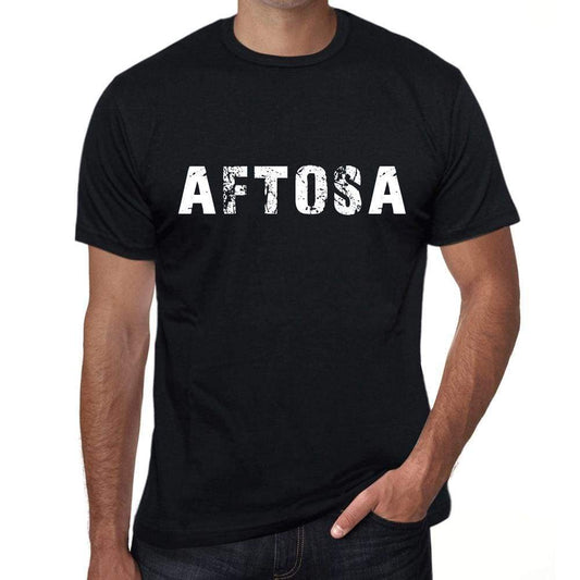 Aftosa Mens Vintage T Shirt Black Birthday Gift 00554 - Black / Xs - Casual