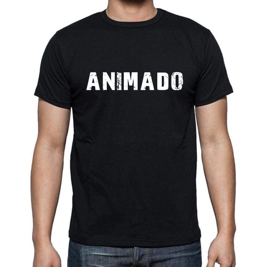 Animado Mens Short Sleeve Round Neck T-Shirt - Casual