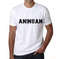 aninuan Mens T shirt White Birthday Gift 00552 - ULTRABASIC