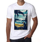 Barro Pura Vida Beach Name White Mens Short Sleeve Round Neck T-Shirt 00292 - White / S - Casual