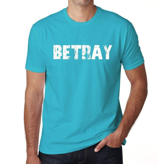 Betray Mens Short Sleeve Round Neck T-Shirt 00020 - Blue / S - Casual