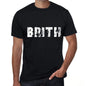 Brith Mens Retro T Shirt Black Birthday Gift 00553 - Black / Xs - Casual