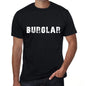 Burglar Mens Vintage T Shirt Black Birthday Gift 00555 - Black / Xs - Casual
