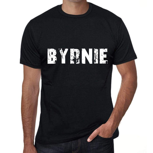 Byrnie Mens Vintage T Shirt Black Birthday Gift 00554 - Black / Xs - Casual