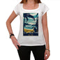 Cape May Point Pura Vida Beach Name White Womens Short Sleeve Round Neck T-Shirt 00297 - White / Xs - Casual