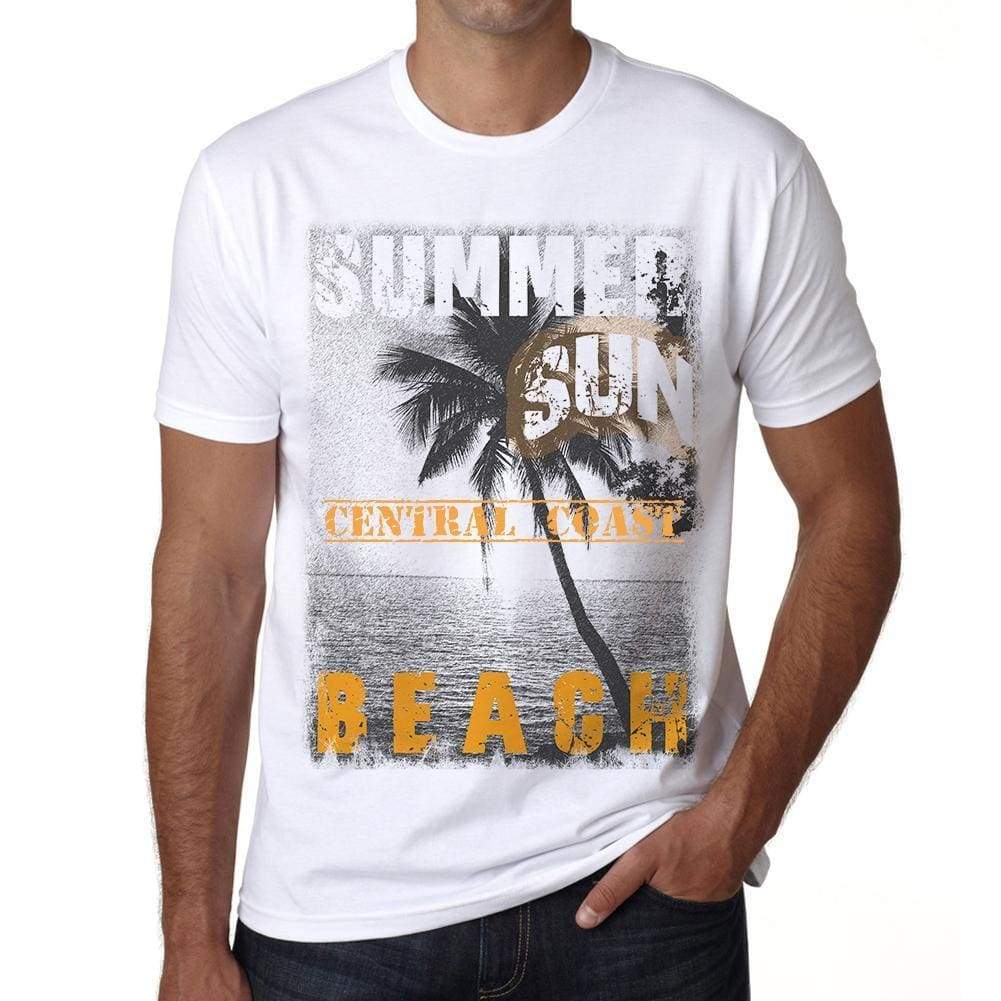 Central Coast Mens Short Sleeve Round Neck T-Shirt - Casual