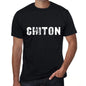 Chiton Mens Vintage T Shirt Black Birthday Gift 00554 - Black / Xs - Casual