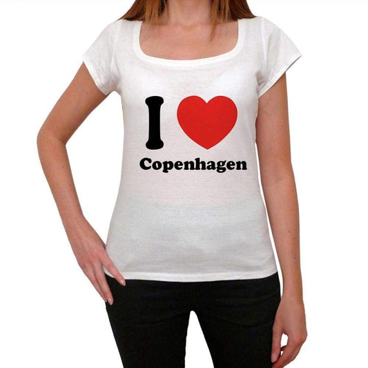 Copenhagen T Shirt Woman Traveling In Visit Copenhagen Womens Short Sleeve Round Neck T-Shirt 00031 - T-Shirt