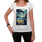 Cupe Pura Vida Beach Name White Womens Short Sleeve Round Neck T-Shirt 00297 - White / Xs - Casual