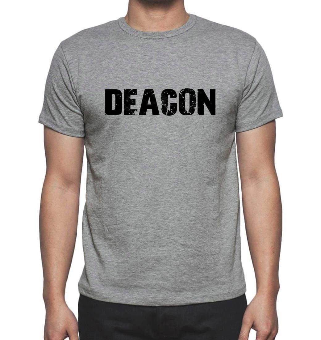 Deacon Grey Mens Short Sleeve Round Neck T-Shirt 00018 - Grey / S - Casual