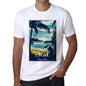Deal Pura Vida Beach Name White Mens Short Sleeve Round Neck T-Shirt 00292 - White / S - Casual