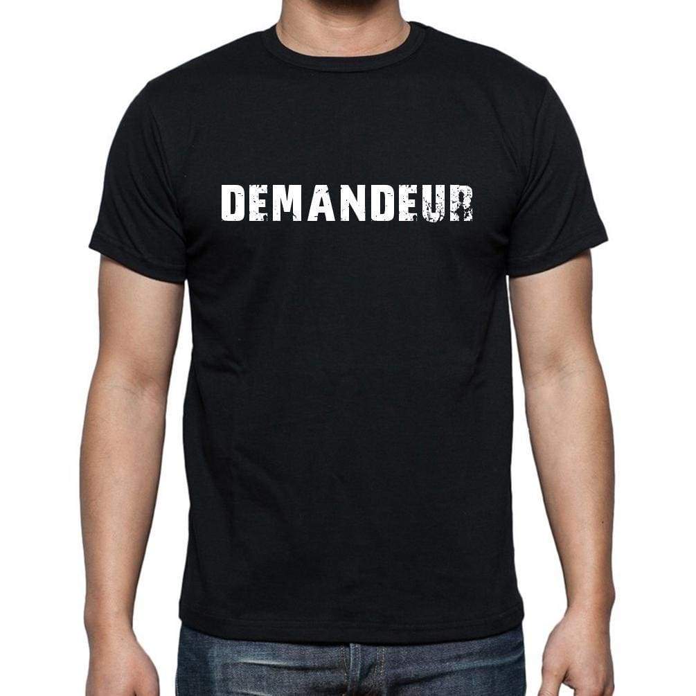 Demandeur French Dictionary Mens Short Sleeve Round Neck T-Shirt 00009 - Casual