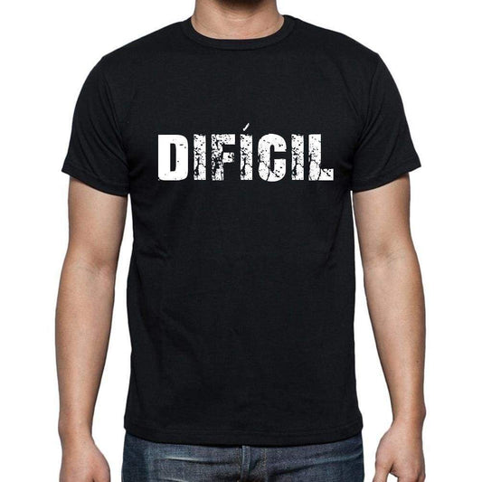 Dif­cil Mens Short Sleeve Round Neck T-Shirt - Casual